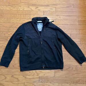 GAP Men's Black Vintage Jacket with hoodie
